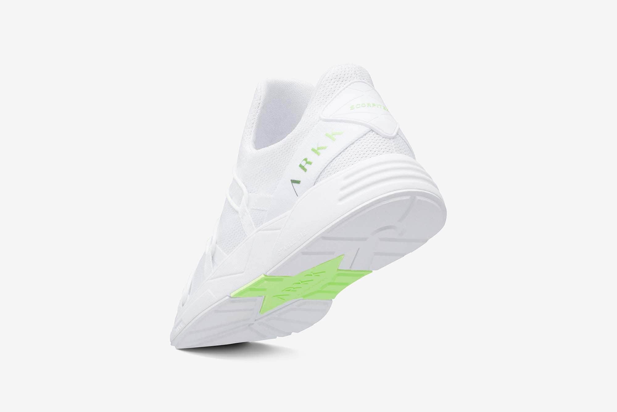 ARKK Collection Scorpitex Mesh S-E15 White Luminious Green-MEN Scorpitex White